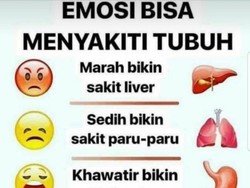 Emosi Bisa Merusak Organ Vital Tubuh, Benar Nggak Sih?