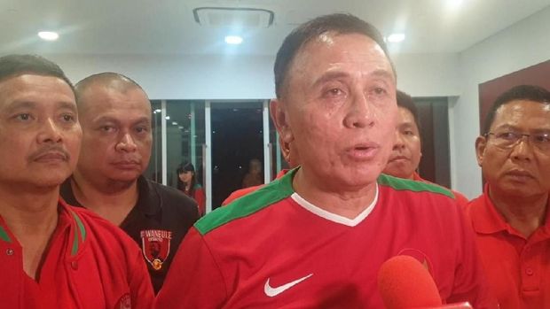 Iwan Bule usai laga Indonesia vs Malaysia.