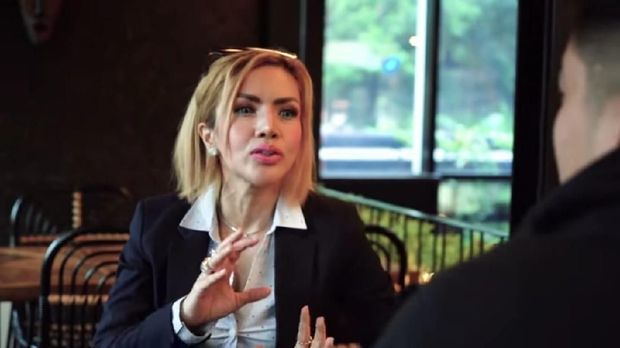 Barbie Kumalasari saat berbincang dengan Boy William