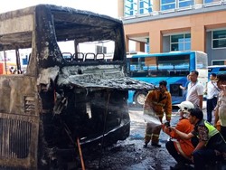 Penjelasan AP I soal Kebakaran Bus di Bandara Ngurah Rai Bali