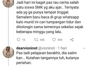 Kisah Pilu Pelajar SMK yang Numpang di Sekolah Karena Ortunya Minggat