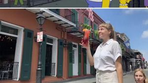 Kreatif Banget! Dua Turis Ini Niat Tirukan Momen Makan The Simpsons