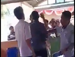 Heboh Video Ricuh Rapat Dualisme Kepala Desa di Sidrap, Sejumlah Orang Luka