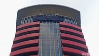 Potret Logo KPK Ditutup Kain Hitam