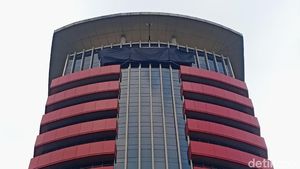 Potret Logo KPK Ditutup Kain Hitam