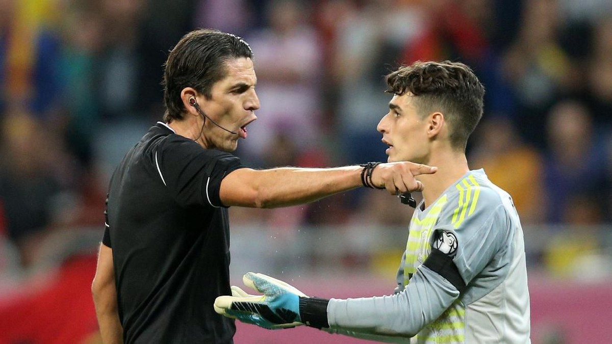 Kepa Arrizabalaga kini jadi kiper nomor satu Spanyol (REUTERS/Stoyan Nenov)
