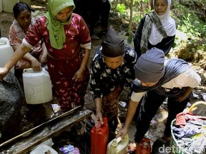 Warga di Pekalongan Ini Harus Keluar Masuk Hutan Cari Air Bersih
