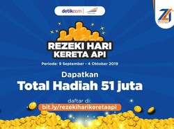 Ayo Ikutan Rezeki Hari Kereta Api dan Menangkan Hadiah Total Puluhan Juta Rupiah