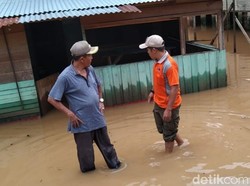 135 Rumah di Madina Terendam Banjir Akibat Luapan 2 Sungai