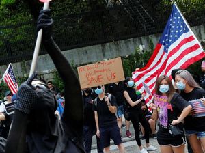 China Peringatkan Demonstran Hong Kong karena Minta Bantuan AS