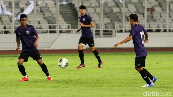 Asah Finishing, Begini Suasana Latihan Timnas Thailand
