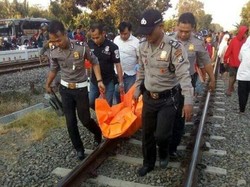 Seorang Biker di Jombang Tewas Tertabrak KA Rapih Dhoho