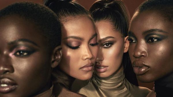 Foto: Model Indonesia Laras Sekar Eksis di Iklan Kosmetik Kim Kardashian