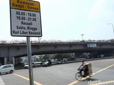Begini Suasana Perluasan Ganjil Genap di Tomang