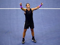 Atasi Perlawanan Alot Medvedev, Rafael Nadal Juara AS Terbuka