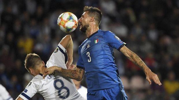 Italia selalu menang di enam laga kualifikasi Piala Eropa.