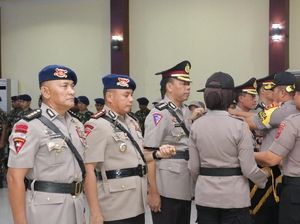 Kapolda Sulsel Pimpin Sertijab Dirlantas dan Dansat Brimob
