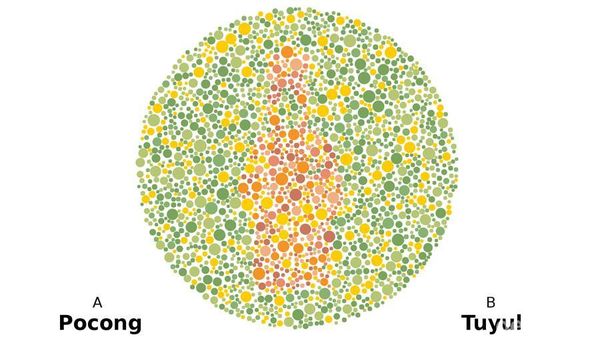 Tes Buta Warna Sekaligus Uji Nyali, Makhluk Mistis Apa yang Kamu Lihat?