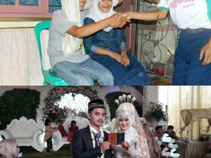 So Sweet! Pasangan Iseng Foto Nikah Saat SMP, Jadi Nyata 6 Tahun Kemudian So Sweet! Pasangan Iseng Foto Nikah Saat SMP, Jadi Nyata 6 Tahun Kemudian
