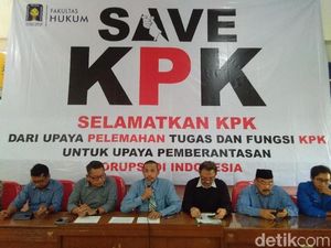 Sivitas Akademika UII ke Jokowi: Tepati Janji Lakukan Penguatan KPK