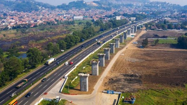 Wujud Proyek Kereta Cepat JKT-BDG Mulai Kelihatan