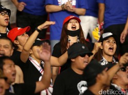 Kemenangan ini juga memuaskan para pendukunga Thailand yang datang ke GBK.