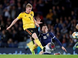 Hasil Kualifikasi Piala Eropa: De Bruyne Gemilang, Belgia Hajar Skotlandia 4-0