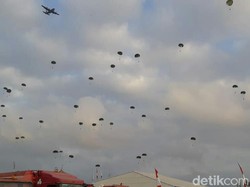 Latihan Gabungan, Paskhas TNI AU Terjun Rebut Bandara Banyuwangi