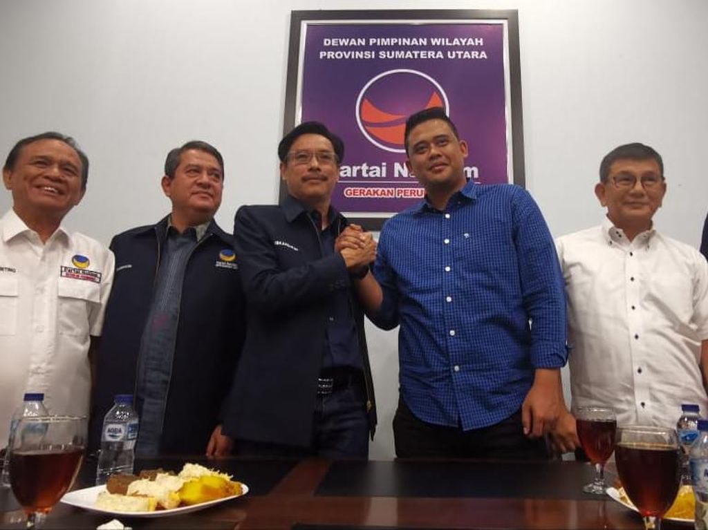 Masuk Radar Pilwalkot Medan, Menantu Jokowi Bertemu DPW NasDem Sumut Masuk Radar Pilwalkot Medan, Menantu Jokowi Bertemu DPW NasDem Sumut
