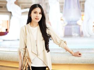 7 Gaya Sandra Dewi Saat Jadi Bumil, Tetap Langsing di Kehamilan 9 Bulan