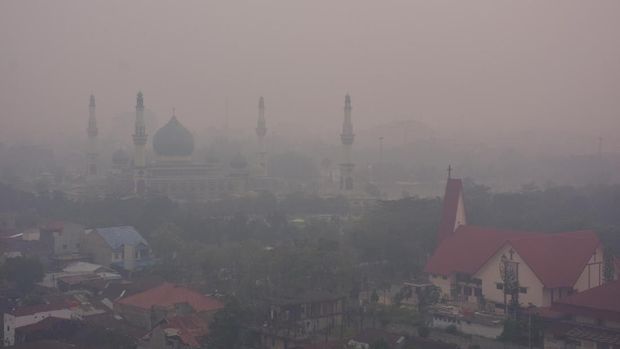 kabut asap di Sumatera
