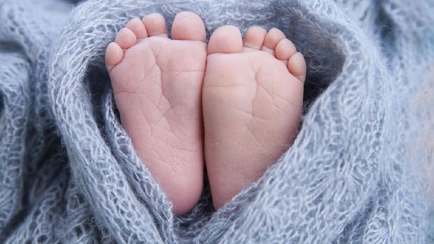 Ilustrasi kaki bayi/