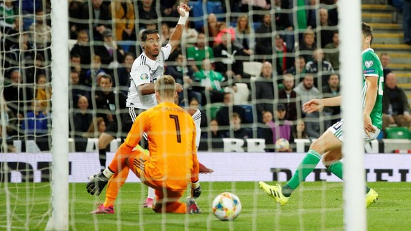 Jerman menang 2-0 atas Irlandia Utara di Kualifikasi Piala Eropa 2020. (Foto: Action Images via Reuters/John Sibley)