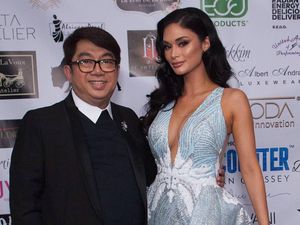 Pia Wurtzbach Eksis di New York Fashion Week Pakai Gaun dengan 2.880 Kristal