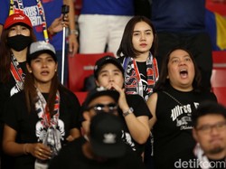 Pertandingan Indonesia vs Thailand digelar di Stadion Utama GBK, Jakarta, Selasa (10/9).