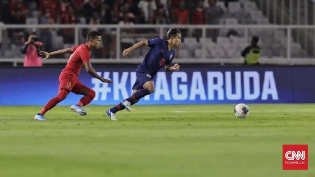 Thailand menang dengan skor 3-0 atas Indonesia.