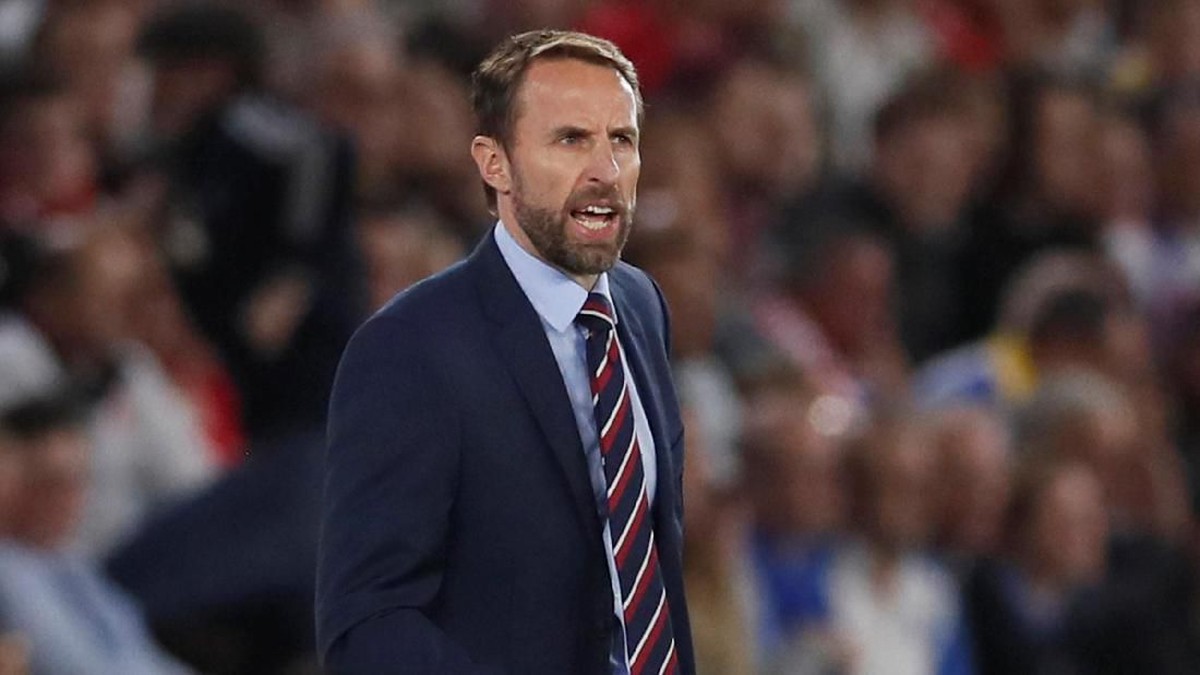 Gareth Southgate mengingatkan James Maddison yang ketahuan mengunjungi kasino beberapa waktu lalu. (Foto: David Klein/Reuters)