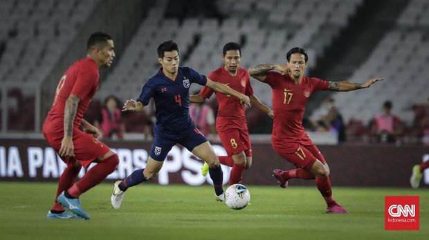 Timnas Indonesia (merah) sudah menelan dua kekalahan di kualifikasi Piala Dunia 2022.