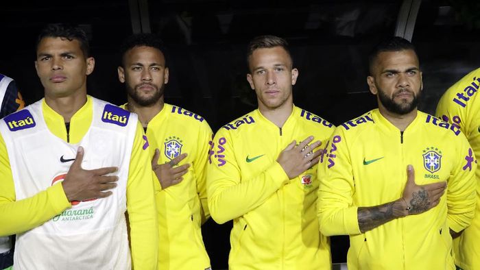 Timnas Brasil kalah setelah setahun (AP Photo/Marcio Jose Sanchez) Timnas Brasil kalah setelah setahun (AP Photo/Marcio Jose Sanchez)