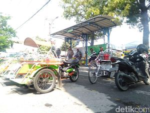 Sopir Taksi Online Laporkan Pemukulan Tukang Becak Stasiun Mojokerto