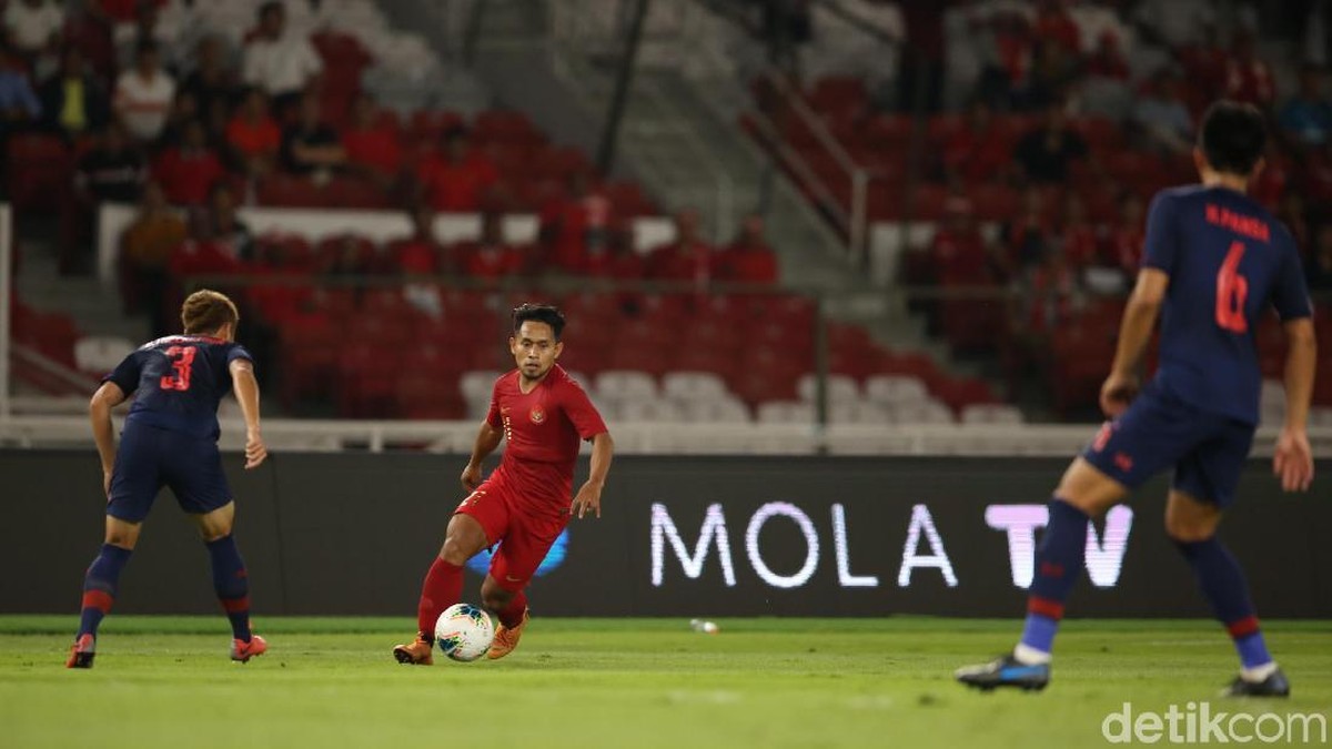 GBK sepi saat Indonesia kalah dari Thailand di Kualifikasi Piala Dunia 2022 (Agung Pambudhy/detikSport)