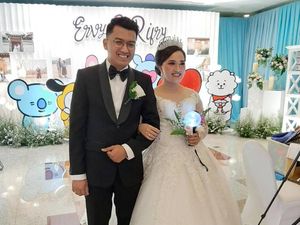 Foto: Serunya Pernikahan KPopers Indonesia Bertema BTS yang Jadi Viral