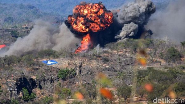 Begini Suasana Latihan Gabungan TNI di Situbondo