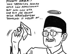 Ilustrasi Duka Mendalam untuk Kepergian BJ Habibie