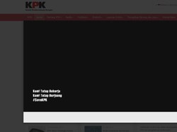 Tampilan Situs KPK Berubah Jadi Warna Hitam, Ada Apa?