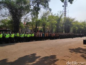 TNI-Polri Gelar Apel Pengamanan Jelang Pemakaman BJ Habibie