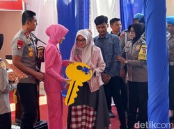 Istri dan Anak Ipda Erwin Tempati Rumah Baru