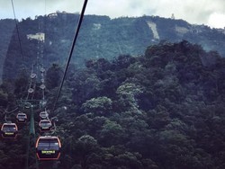 Foto Kereta Gantung Terpanjang Sedunia di Vietnam