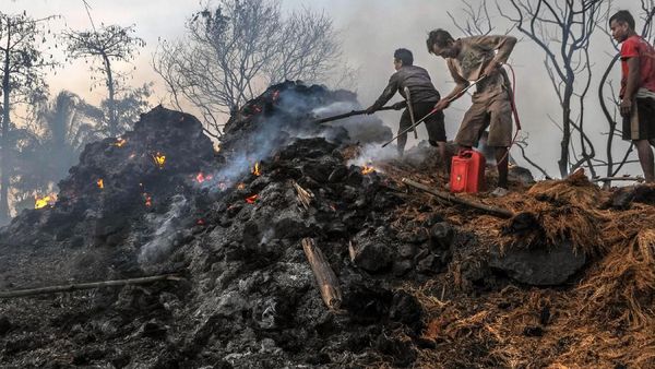 Puluhan Rumah di Kampung Adat Baduy Luar Hangus Terbakar