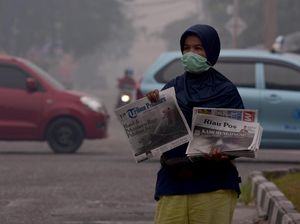 Kasihan, Biaya Hidup Warga Riau Naik Gara-gara Kabut Asap Kasihan, Biaya Hidup Warga Riau Naik Gara-gara Kabut Asap